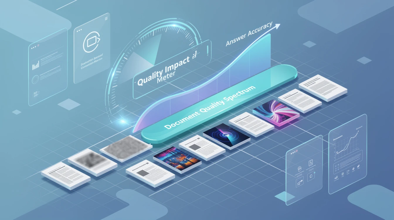 Does document quality affect answer accuracy?
