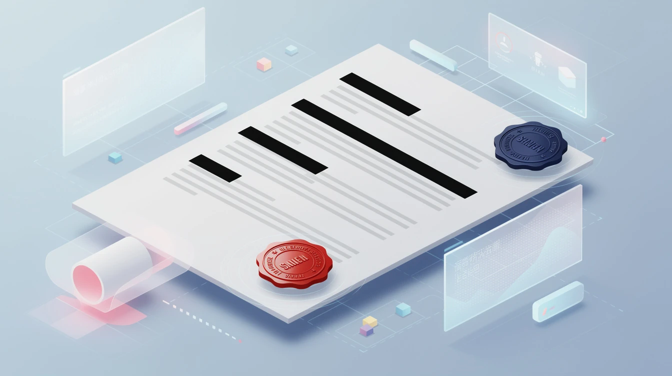 Receipted Redaction